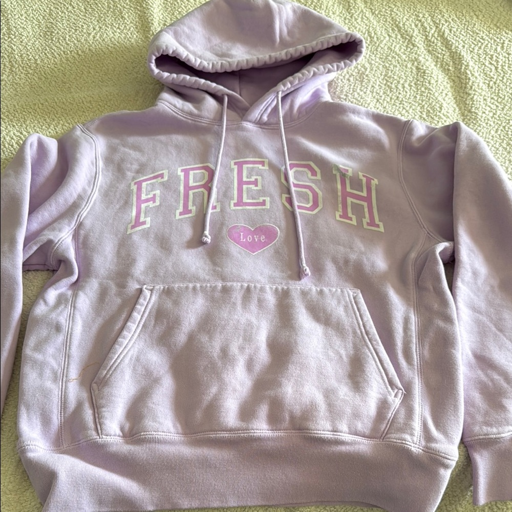 Purple Fresh Love Hoodie